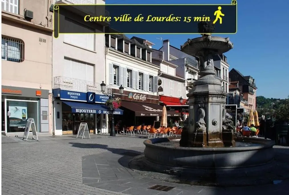 L'Authentique *Studio *Parking Prive* *Wifi*Calme Lourdes